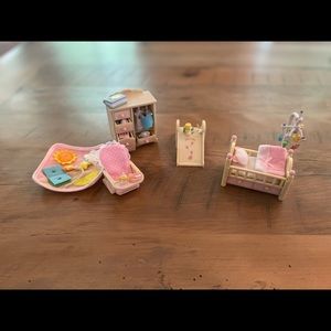 Calico Critters Baby nursery set